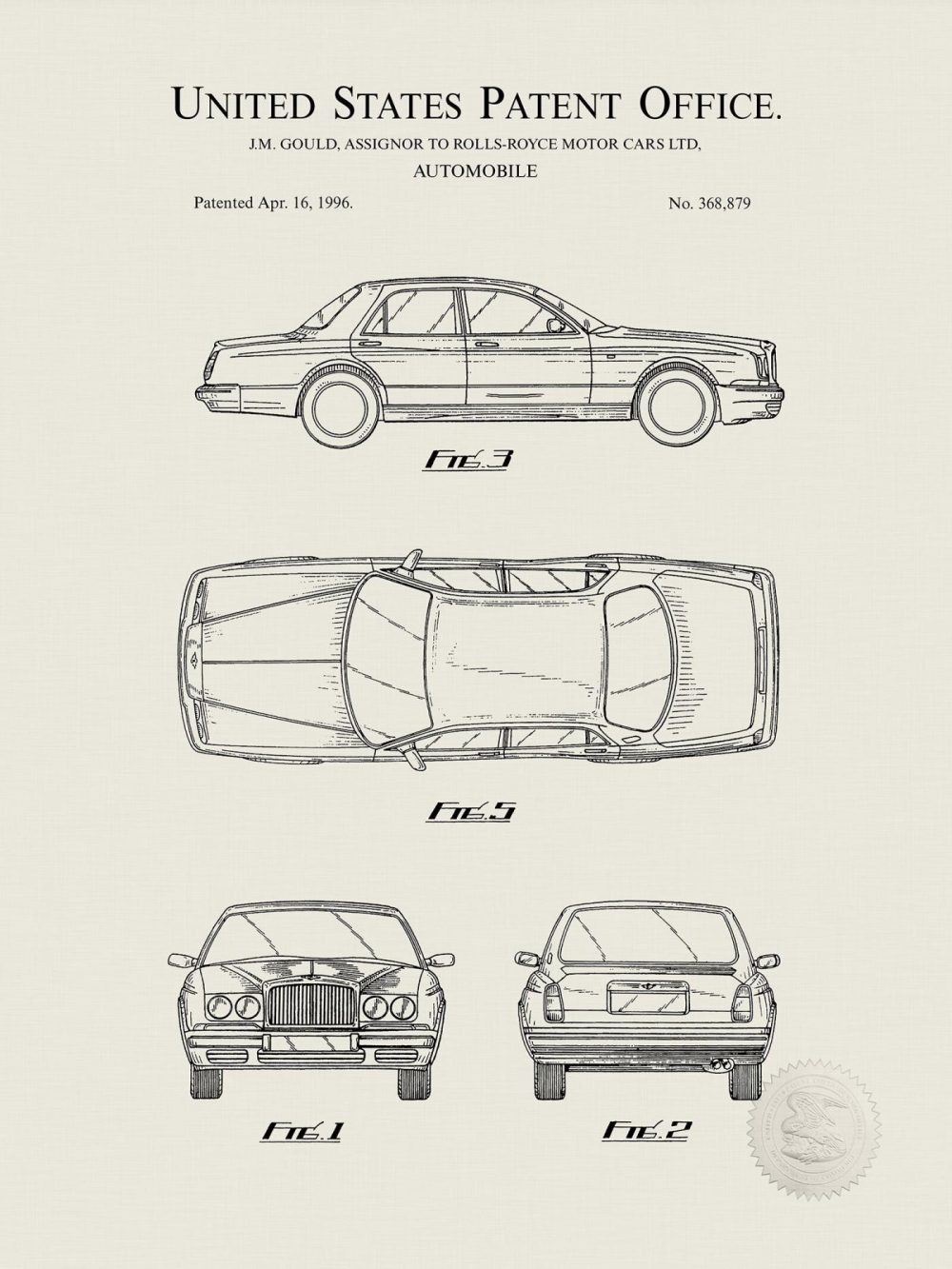 Automobiles | 1996 Rolls-Royce Silver Spur Patent Automobiles Antique