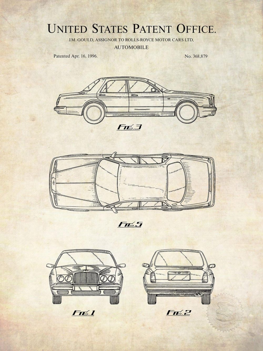 Automobiles | 1996 Rolls-Royce Silver Spur Patent Automobiles Antique