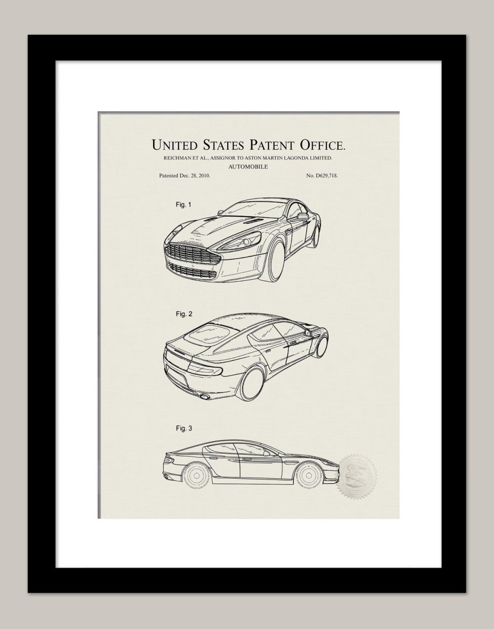 Automobiles | 2010 Rapid | Aston Martin Patent Automobiles Antique