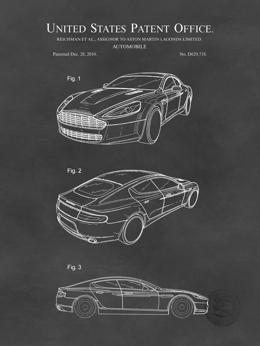 Automobiles | 2010 Rapid | Aston Martin Patent Automobiles Antique