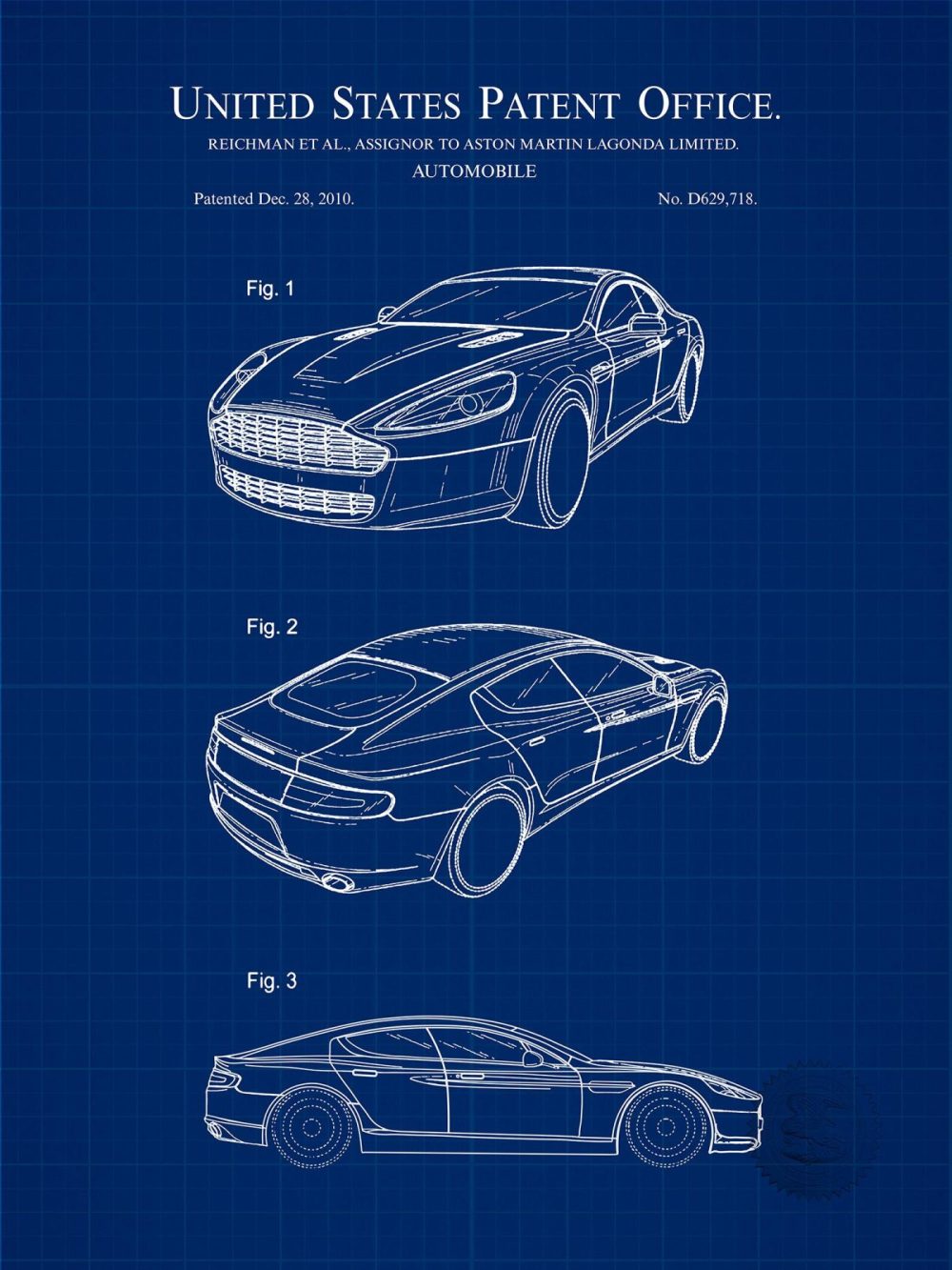 Automobiles | 2010 Rapid | Aston Martin Patent Automobiles Antique