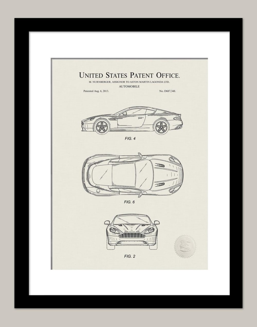 Automobiles | Aston Martin Db9 – 2013 Patent Automobiles Antique