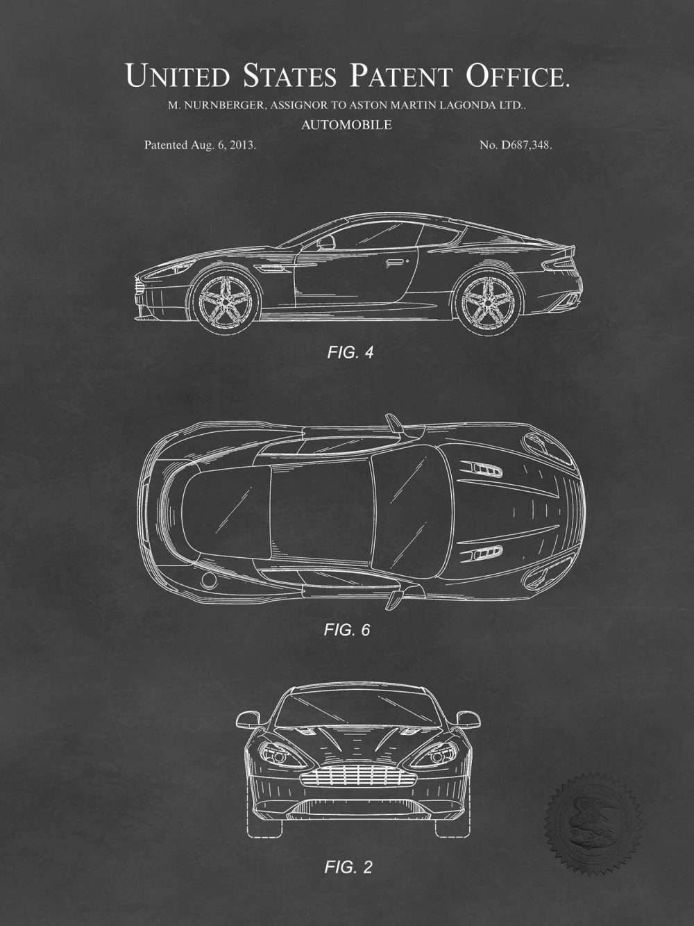 Automobiles | Aston Martin Db9 – 2013 Patent Automobiles Antique