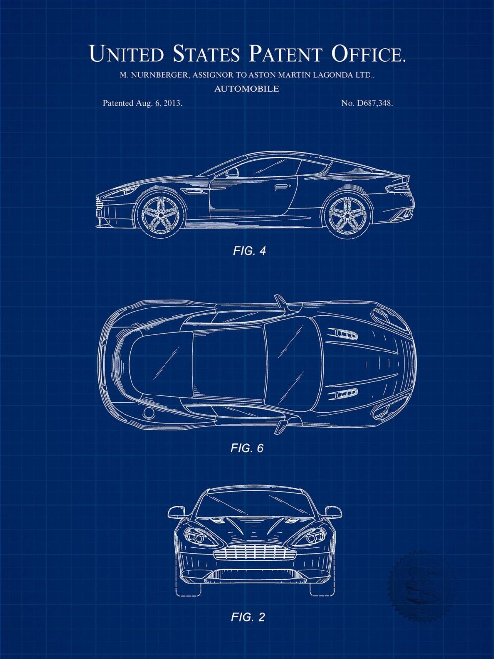 Automobiles | Aston Martin Db9 – 2013 Patent Automobiles Antique