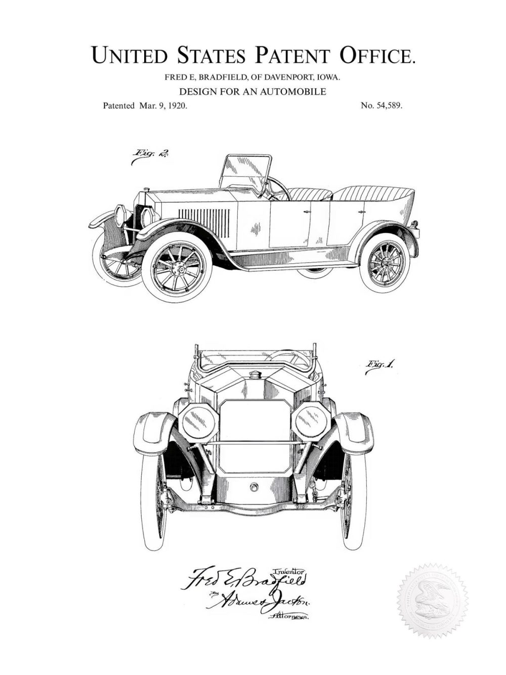 Automobiles | Bradford Automobile Design Automobiles Antique