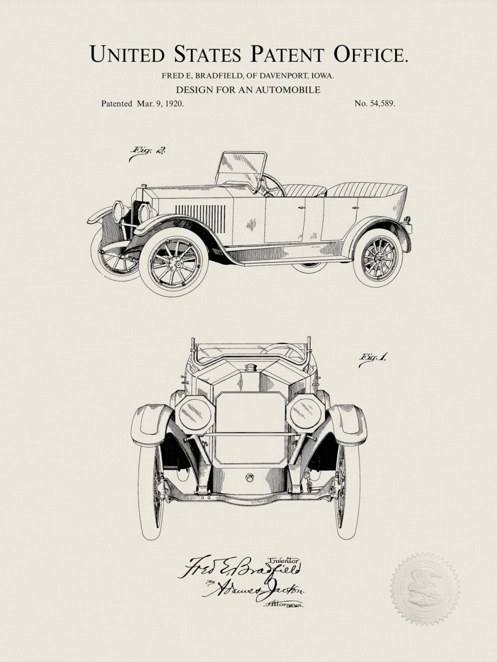 Automobiles | Bradford Automobile Design Automobiles Antique