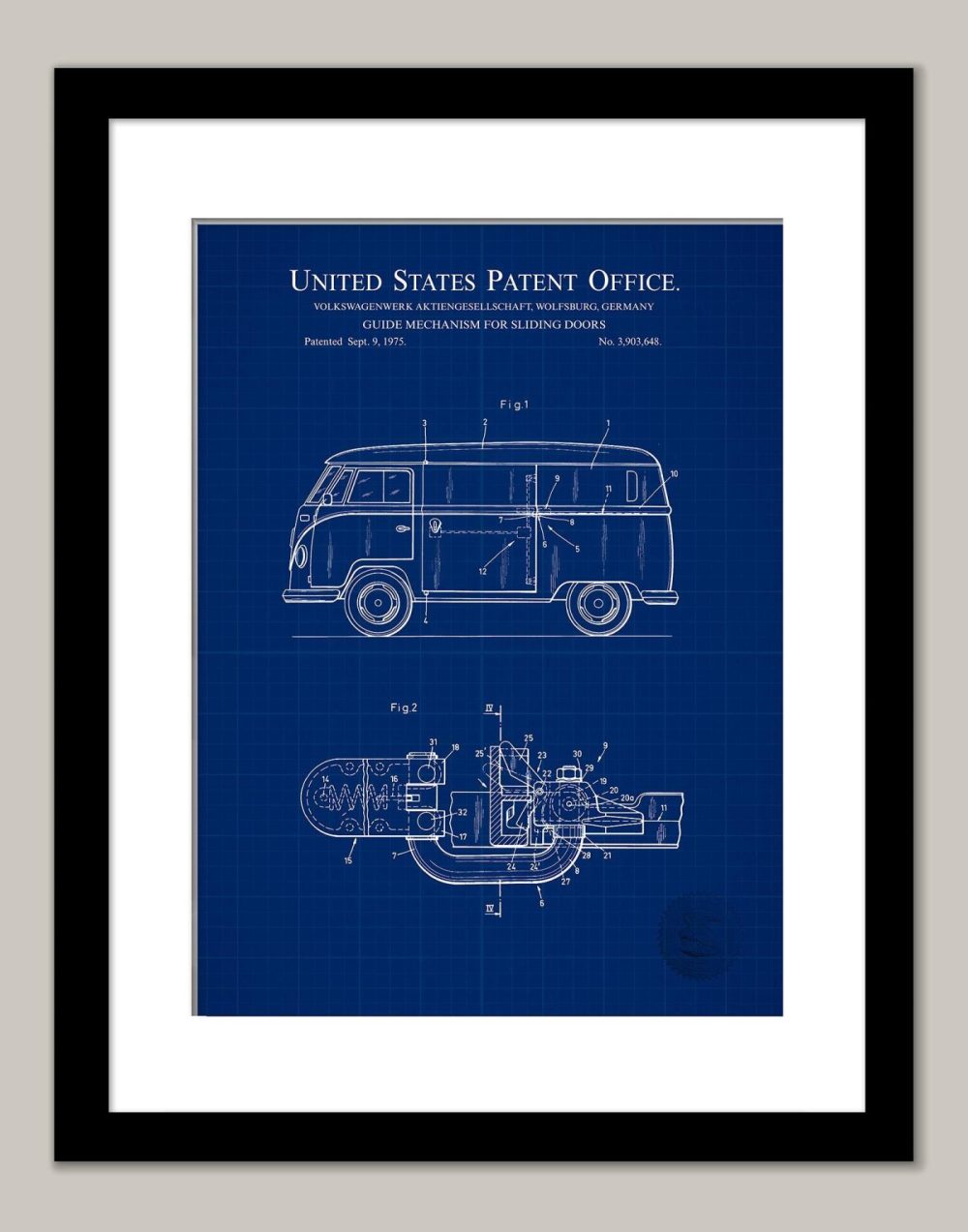 Automobiles | Volkswagen Bus Patent Automobiles Antique