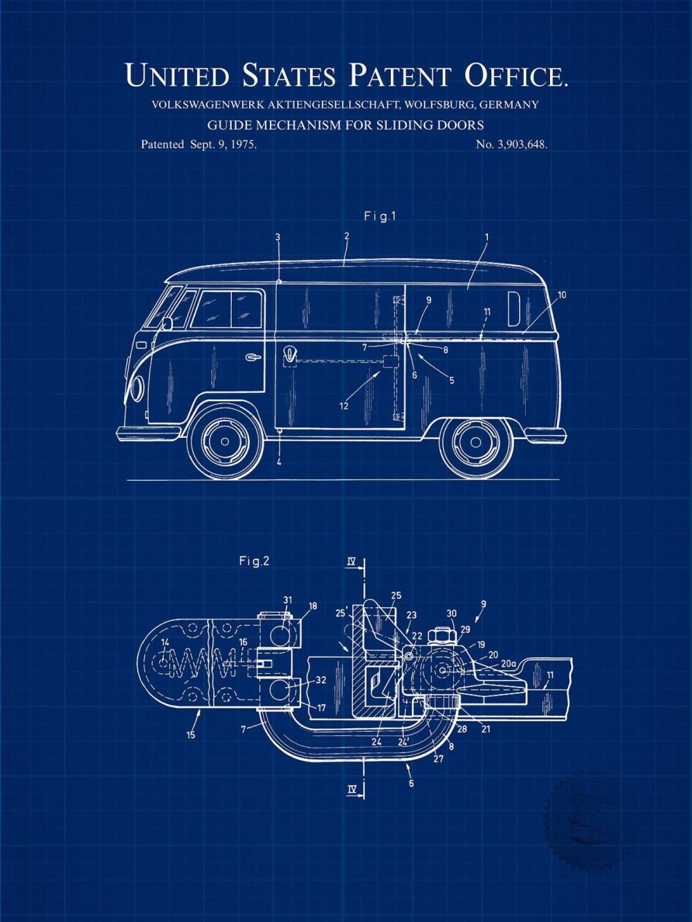 Automobiles | Volkswagen Bus Patent Automobiles Antique