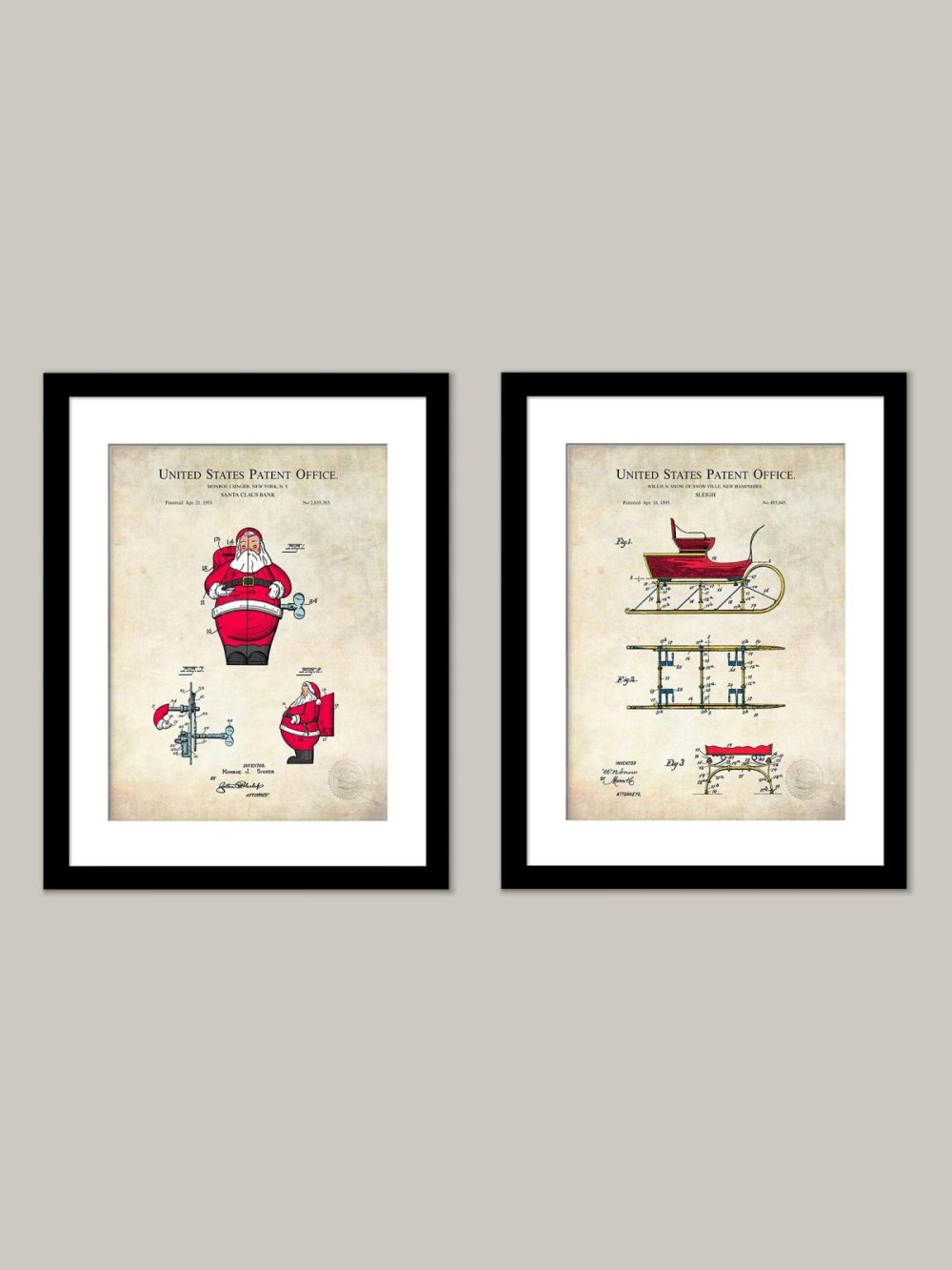 Christmas / Holiday | Christmas Patents | Holiday Decor Set Christmas / Holiday Antique