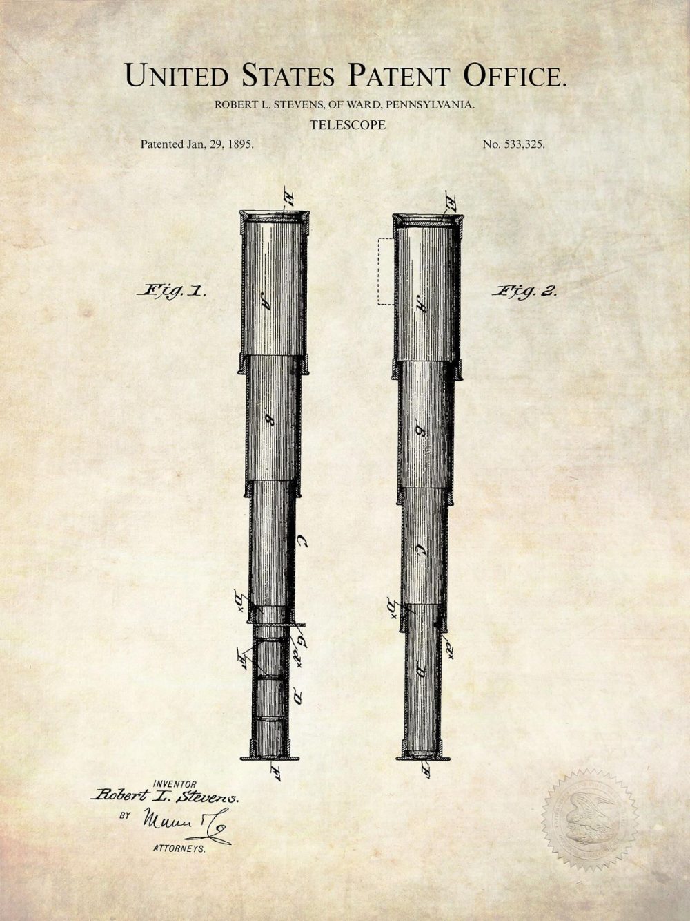 Marine / Maritime | Antique Maritime Patents Print Set Marine / Maritime Antique