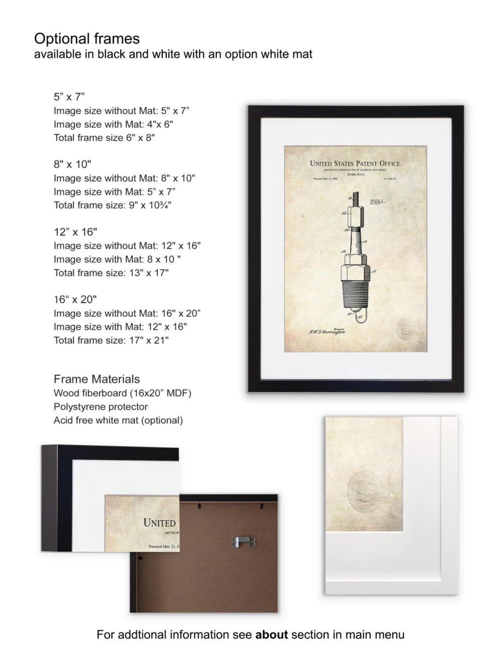 Marine / Maritime | Antique Maritime Patents Print Set Marine / Maritime Antique