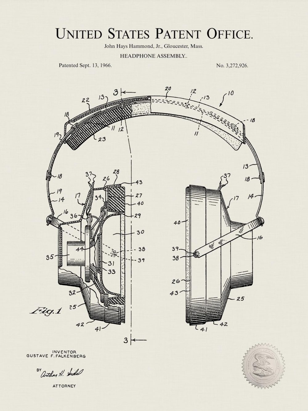 Music / Hip Hop / Instruments | Music Studio Decor | Patent Print Set Music / Hip Hop / Instruments Antique