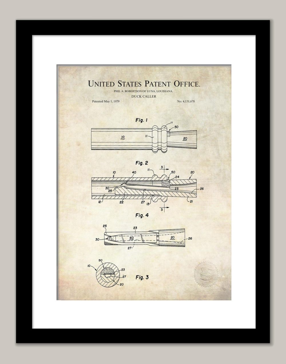 Sports | Duck Caller | 1979 Patent Shop Antique