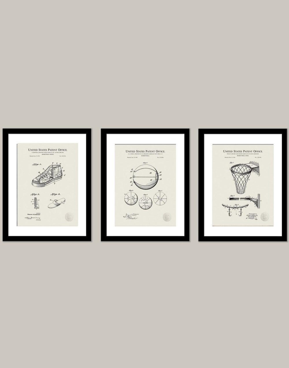 Sports | Vintage Basketball Gear Patent Prints Shop Antique