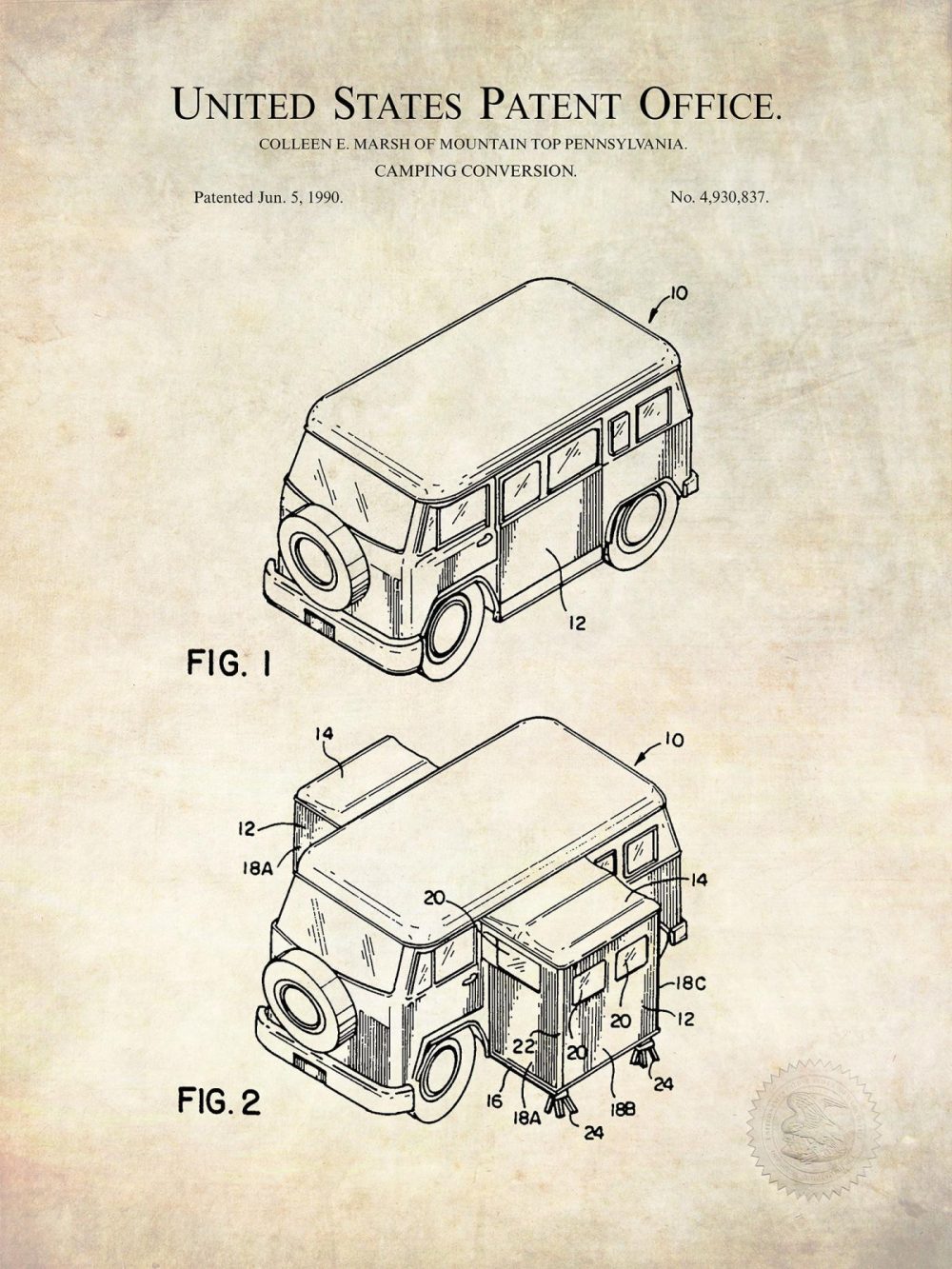 Sports | Vintage Camping Equipment Patent Collection Shop Antique