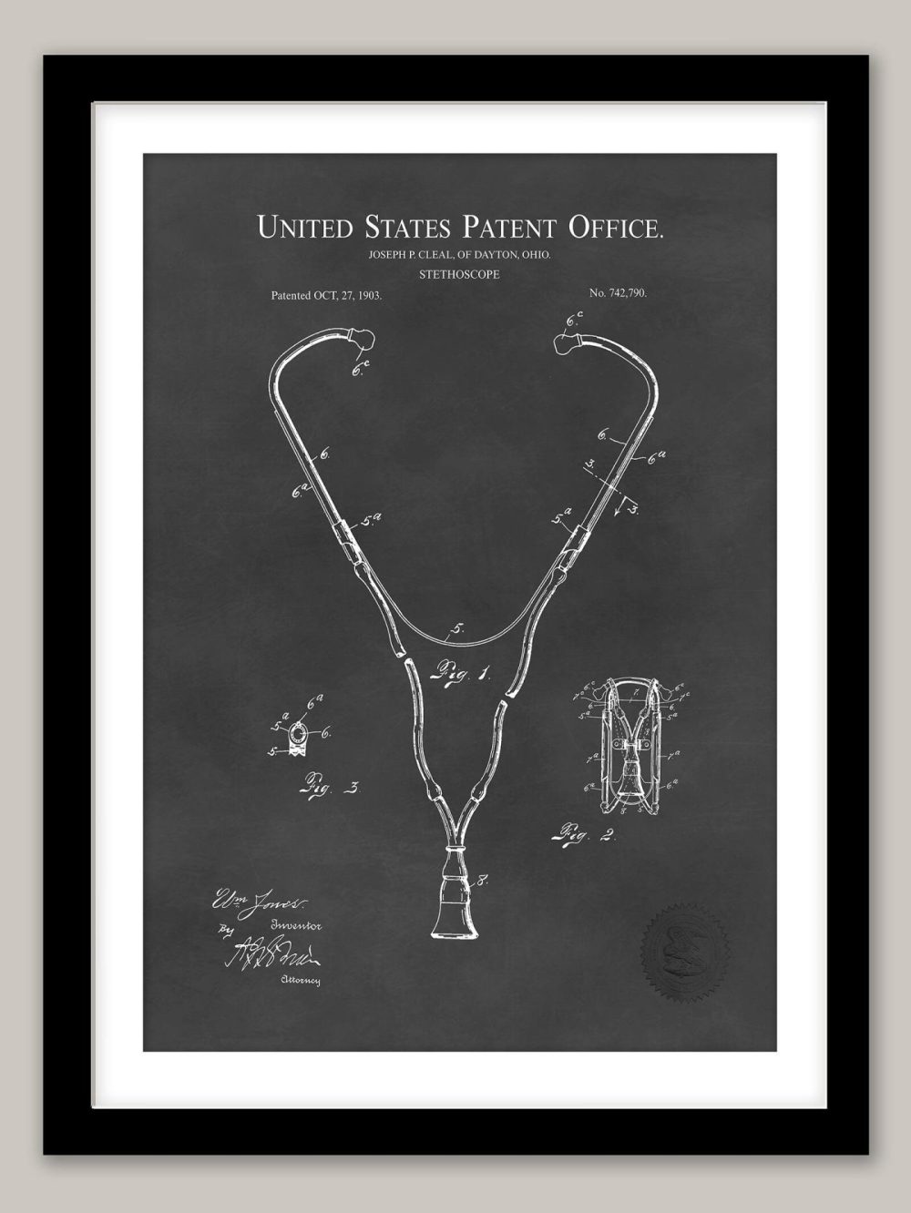 Work / School / Office | Antique Stethoscope | 1903 Patent Shop Antique