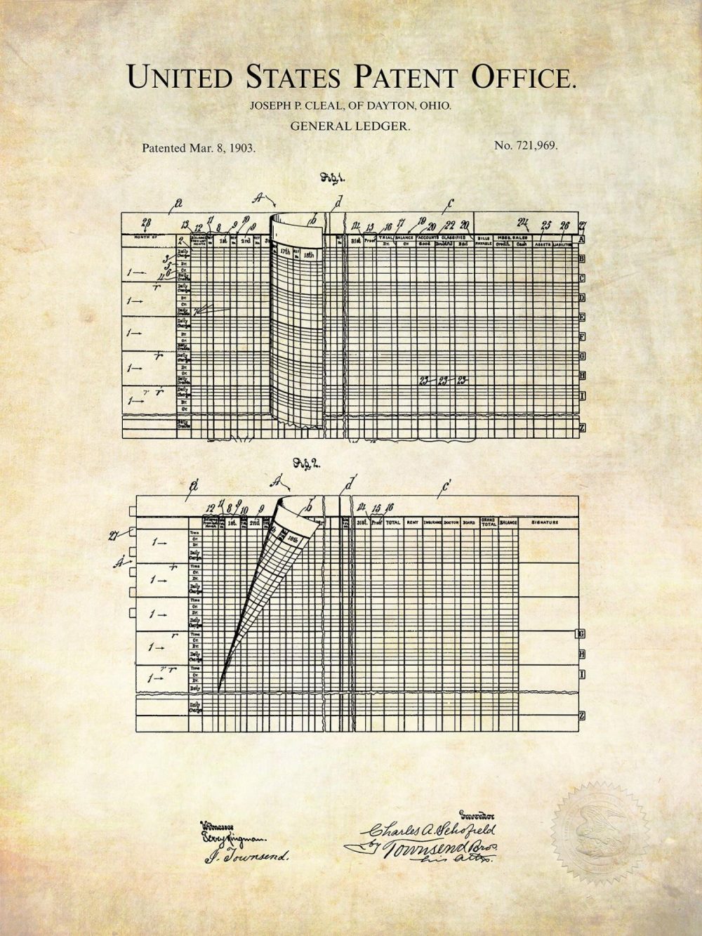 Work / School / Office | Vintage Accounting Equipment Patents Shop Antique