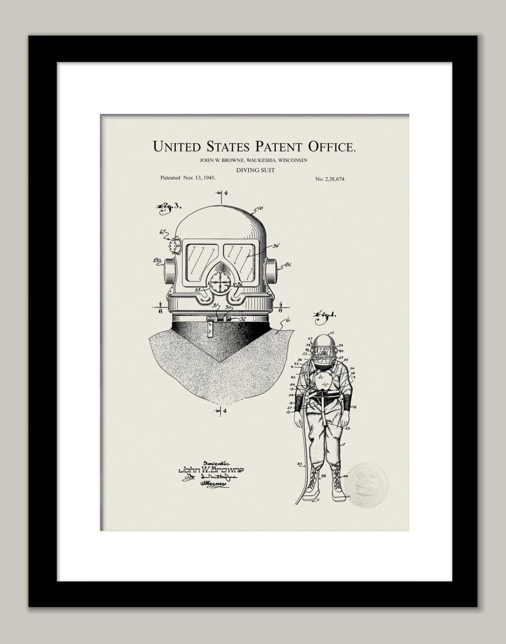 Work / School / Office | Vintage Diving Suit Shop Antique