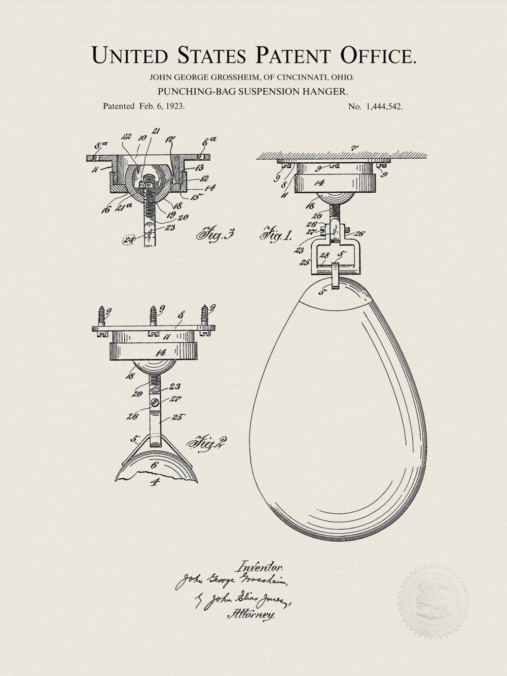 Sports | Early Boxing | Collection Patents Prints Shop Antique