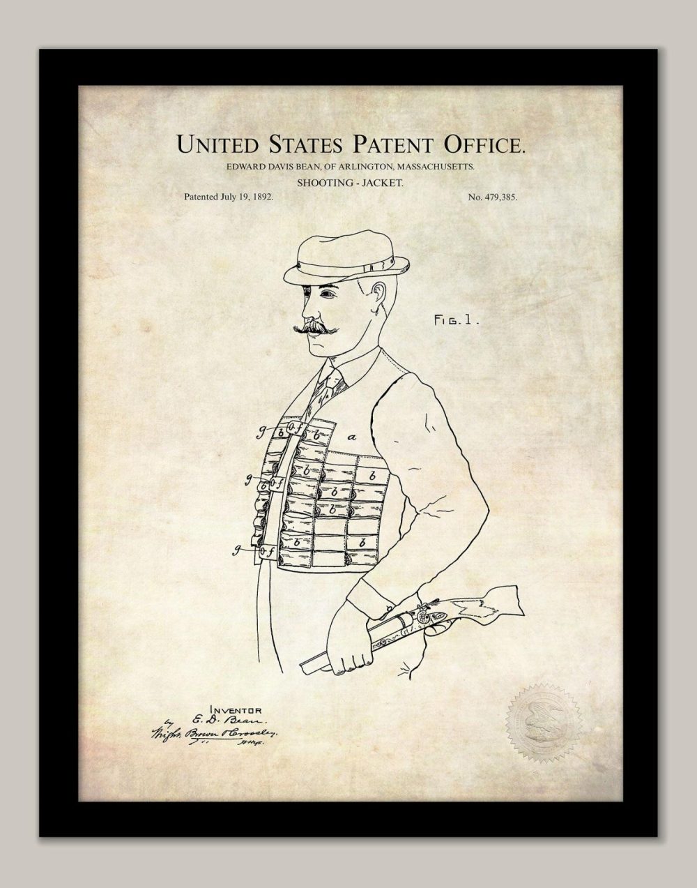 Sports | Hunting Ammo Jacket | 1892 Patent Shop Antique