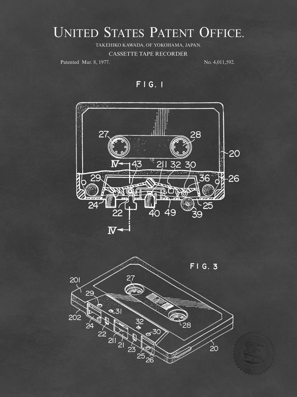 Music / Hip Hop / Instruments | Cassette Tape Recorder | 1977 Onkyo Patent Music / Hip Hop / Instruments Antique