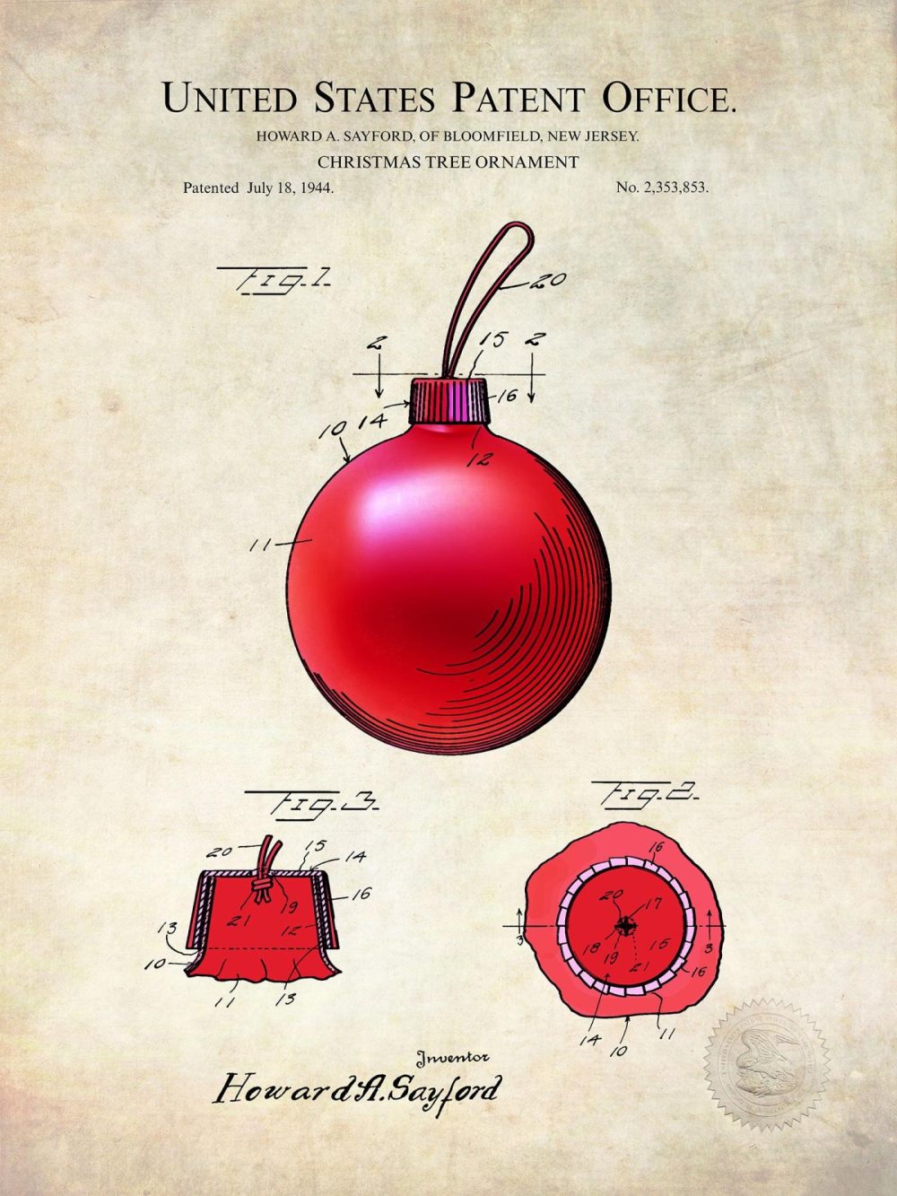 Christmas / Holiday | Antique Christmas Tree Patent Collection Christmas / Holiday Antique