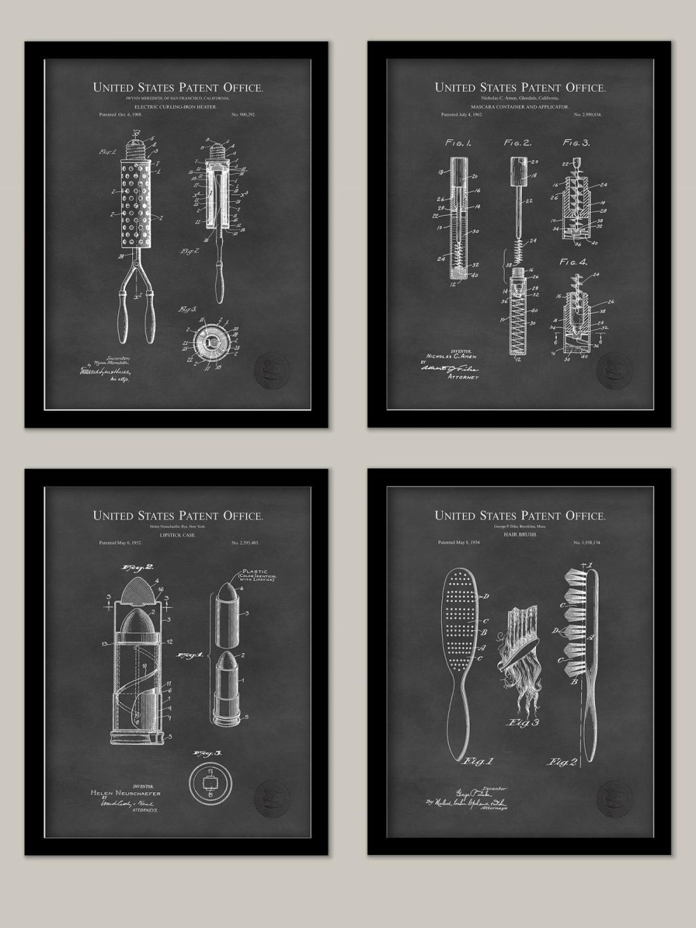 Fashion / Couture | Vintage Makeup Patent Collection Fashion / Couture Antique